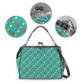 Kate McEnroe New York Retro Polka Dot Kisslock Purse, Vintage Frame Crossbody BagCrossbody BagsD3340010