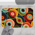 Kate McEnroe New York Retro Psychedelic Geometric Circle Orb Abstract Bathroom Rug, 70s Mid Century Modern Bath Mat - 13369123Bath Mats18472568601990412106