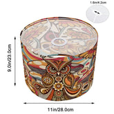Kate McEnroe New York Retro Psychedelic Owl 70s Lampshade, Boho Mushroom DecorLamp ShadesyEWGiL7qVr