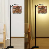 Kate McEnroe New York Retro Psychedelic Owl 70s Lampshade, Boho Mushroom DecorLamp ShadesyEWGiL7qVr