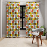 Kate McEnroe New York Retro Quarter Tile 70s Earth Tones Geometric Blackout CurtainWindow Curtains71102768490877666219