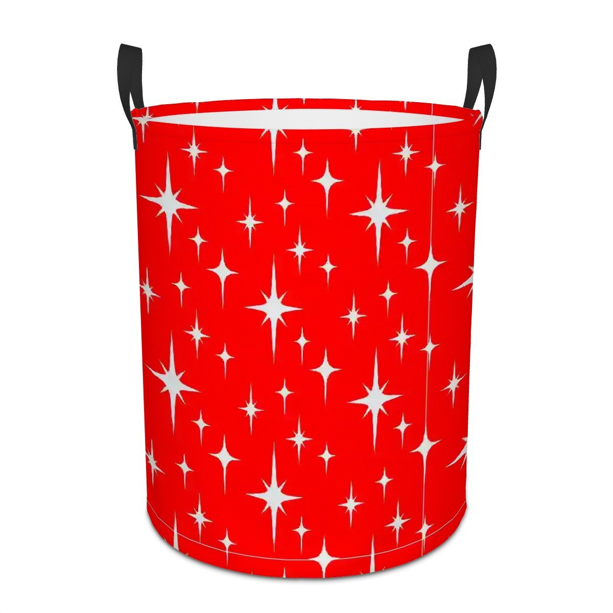 Kate McEnroe New York Retro Red Starburst Pop MCM Laundry BasketLaundry BasketsMQvokh5fU1
