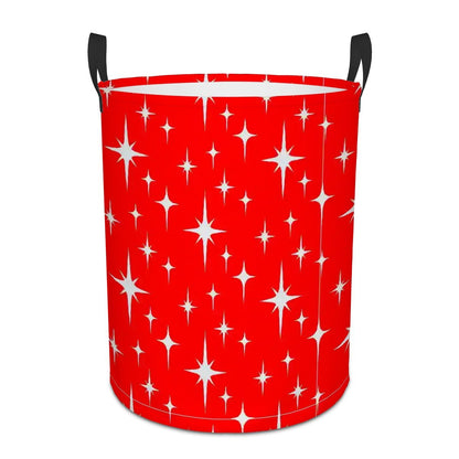 Kate McEnroe New York Retro Red Starburst Pop MCM Laundry BasketLaundry BasketsMQvokh5fU1