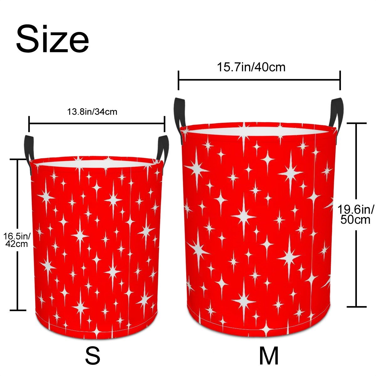 Kate McEnroe New York Retro Red Starburst Pop MCM Laundry BasketLaundry BasketsMQvokh5fU1