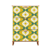 Kate McEnroe New York Retro Starburst Boomerang Shoe Cabinet, Mid Century Modern Storage AccentShoe Storage6CvAlNh3hY