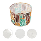 Kate McEnroe New York Retro Tiki Polynesian Lamp Shade, Mid Century Modern ExoticaLamp ShadesH7xzfXL2BT