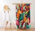 Kate McEnroe New York Retro Tropical Botanical Mid Century Bohemian Shower CurtainShower Curtains61196706304015001437