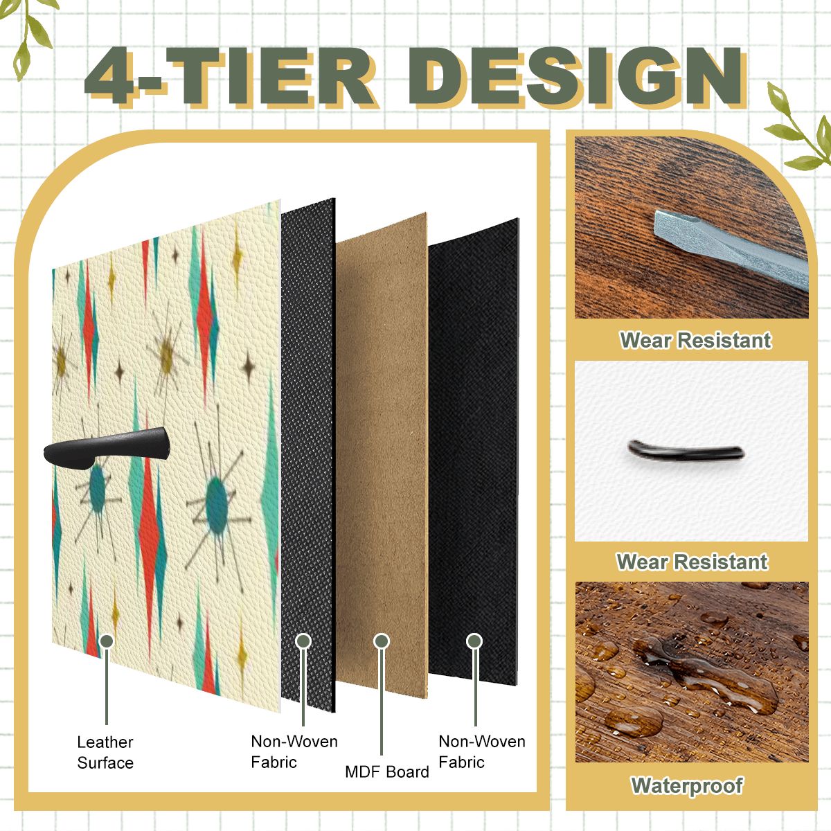 Kate McEnroe New York Retro TV Stand 1950s Atomic Diamond Starburst Mid Century ConsoleTV StandsMbQhf8vyIB