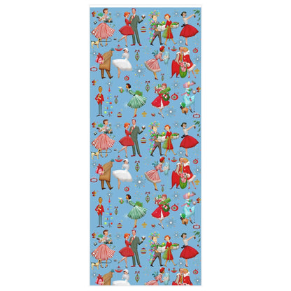 Kate McEnroe New York Retro Vintage 1950s Christmas Wrapping Paper, Mid Century Modern Retro Women, Ladies, Housewives Holiday Gift WrapWrapping Paper45714947009974950667