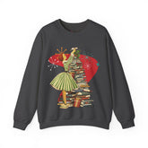 Kate McEnroe New York Retro Vintage 50s Book Lover Sweatshirt, Atomic Age Holiday CrewneckSweatshirts33866735843668305181
