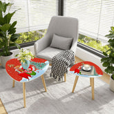 Kate McEnroe New York Retro Vintage 50s Kitsch Christmas Nesting TablesNesting Tables8HZfclmylK