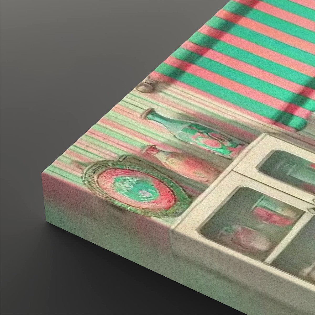 Kate McEnroe New York Retro Vintage 50s Kitsch, Mid Century Modern Kitchen Canvas Wall ArtCanvas Wall ArtGqORqDsaie