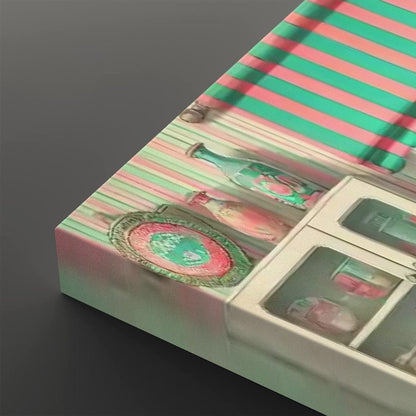 Kate McEnroe New York Retro Vintage 50s Kitsch, Mid Century Modern Kitchen Canvas Wall ArtCanvas Wall ArtGqORqDsaie