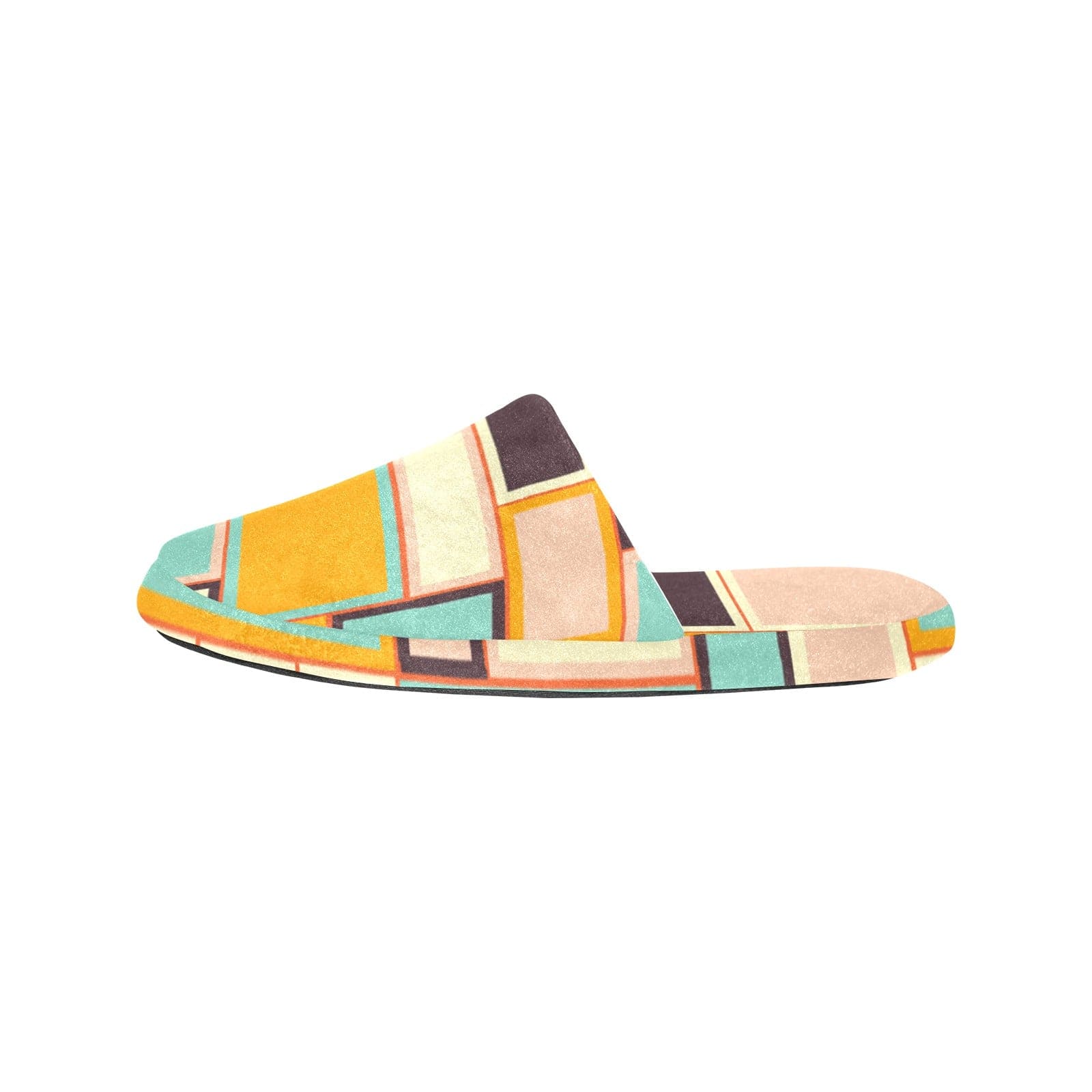 Kate McEnroe New York Retro Vintage 70s Mid Mod Psychedelic Bedroom Slippers - 181623SlippersD2855547