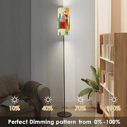 Kate McEnroe New York Retro Vintage Cocktail Lounge Slim Floor Lamp, Mid Century Modern LightingSlim Floor LampshONdhwdru7