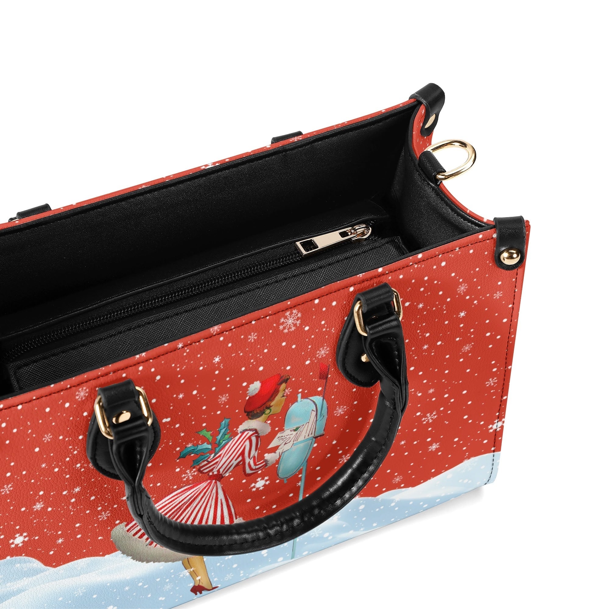 Kate McEnroe New York Retro Vintage Kitsch Christmas Glam Handbag, Mid Century Modern 1950s Purse, Vintage Holiday Winter BagHandbagsWQEQVQMW - 1