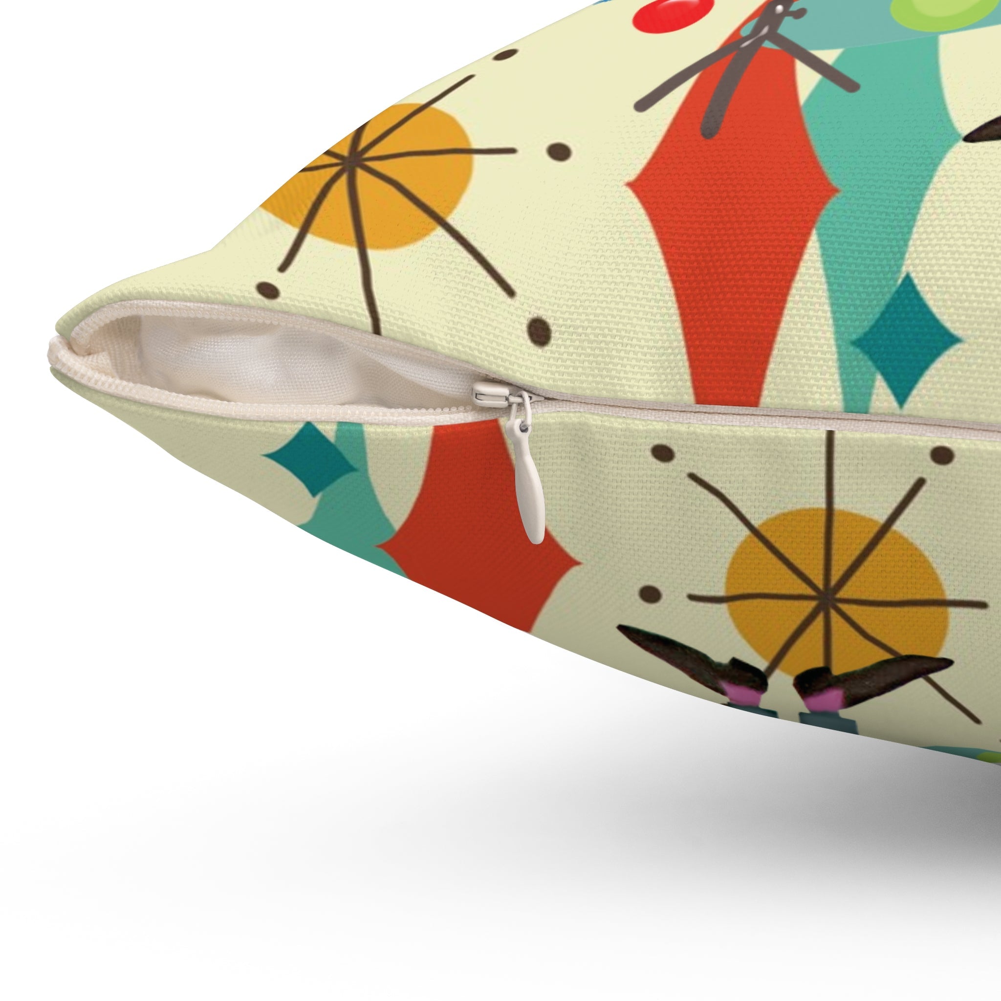 Kate McEnroe New York Retro Vintage Kitsch MCM Christmas Holiday Throw PillowThrow Pillows19375726407634198833