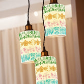 Kate McEnroe New York Retro Vintage Pyrex Medley Glass Lamp Shade, 50s Mid Century Modern Light CoverLamp ShadesNiPTeMIj0A