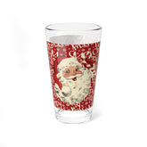 Kate McEnroe New York Retro Vintage Santa Claus Christmas Pint GlassPint Glasses16457134374639422778
