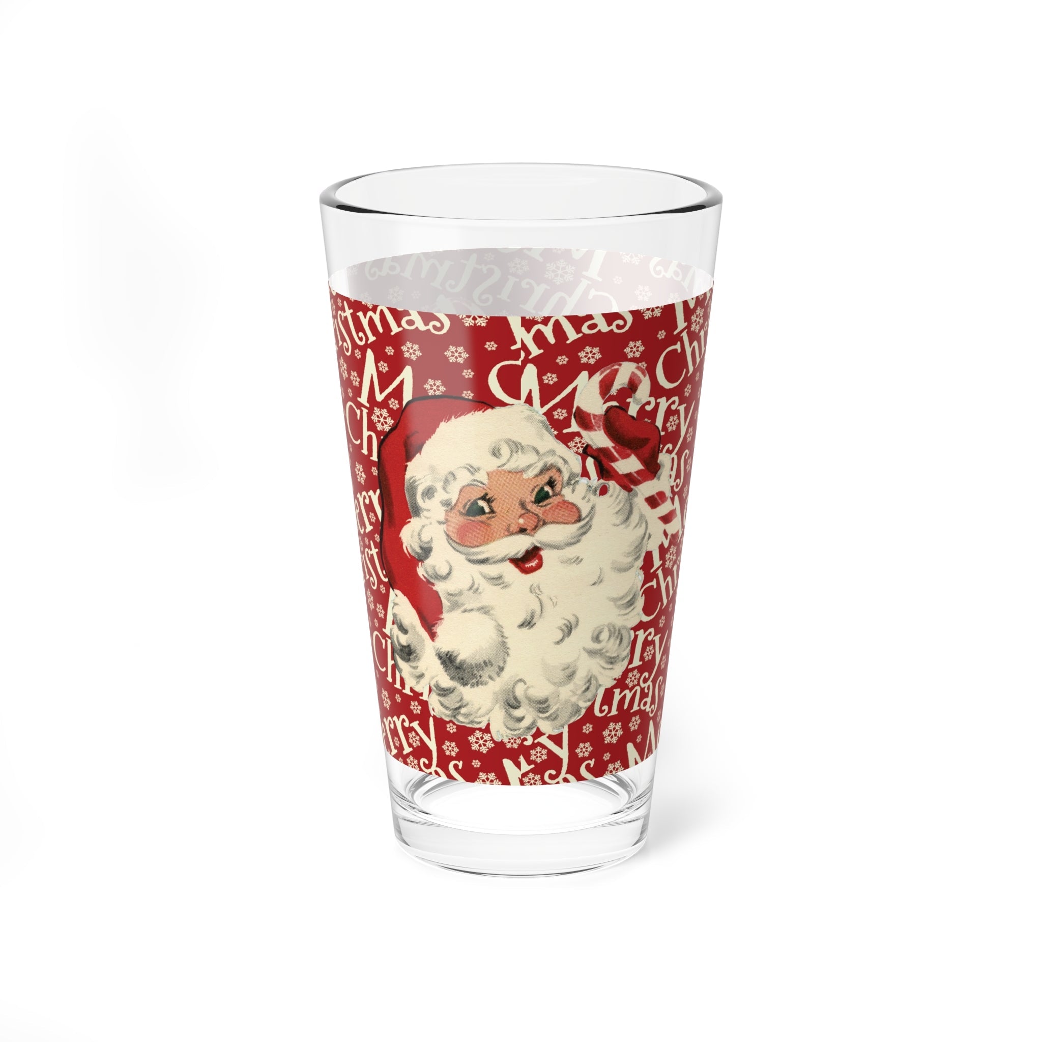 Kate McEnroe New York Retro Vintage Santa Claus Christmas Pint GlassPint Glasses16457134374639422778