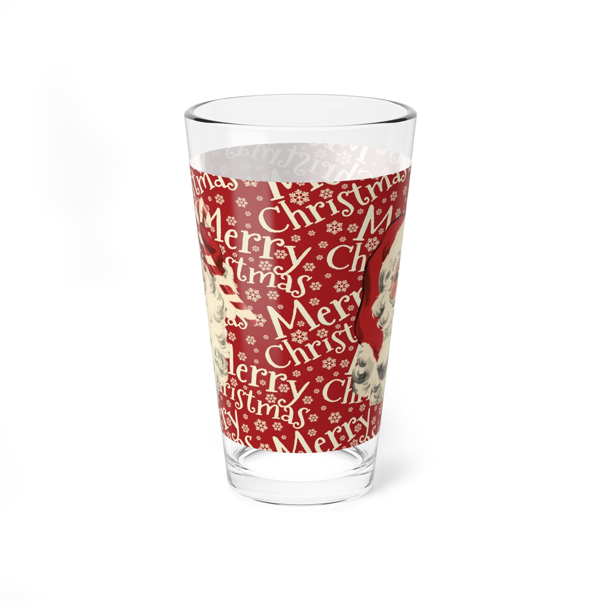 Kate McEnroe New York Retro Vintage Santa Claus Christmas Pint GlassPint Glasses16457134374639422778