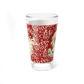 Kate McEnroe New York Retro Vintage Santa Claus Christmas Pint GlassPint Glasses16457134374639422778