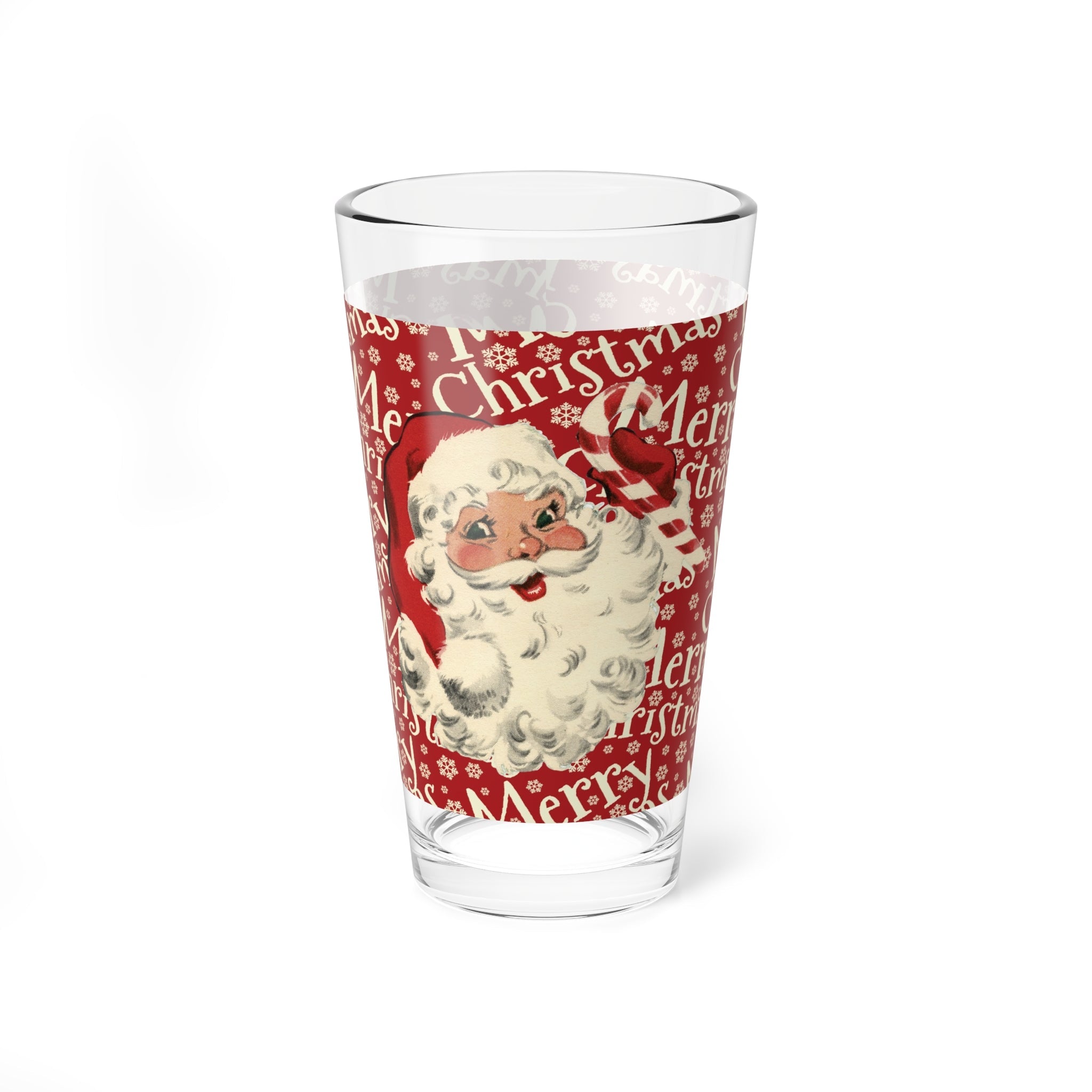 Kate McEnroe New York Retro Vintage Santa Claus Christmas Pint GlassPint Glasses16457134374639422778