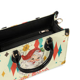 Kate McEnroe New York Retro Vintage Santa Franciscan Diamond Starburst Christmas HandbagHandbagsYP6DK4GN-1