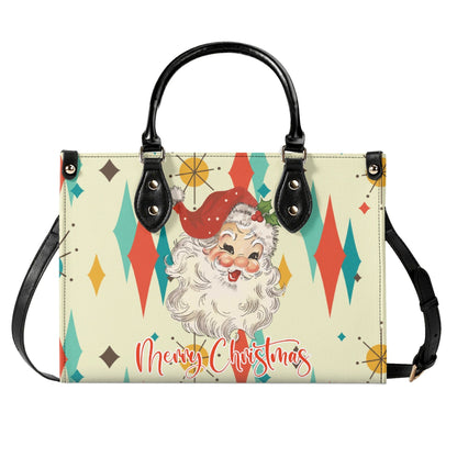 Kate McEnroe New York Retro Vintage Santa Franciscan Diamond Starburst Christmas HandbagHandbagsYP6DK4GN-1