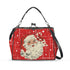 Kate McEnroe New York Retro Vintage Santa Kisslock Purse Red Starburst Holiday HandbagCrossbody BagsD3261617