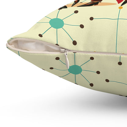 Kate McEnroe New York Retro Vinyl Dapper Dudes MCM Valentine Throw PillowThrow Pillows33341464900307013173