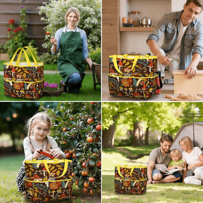 Kate McEnroe New York Retro Woodland Groovy Mushrooms Garden Tool BagGarden Tool Bag4R6nkVtyu1