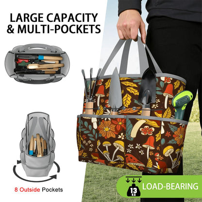 Kate McEnroe New York Retro Woodland Groovy Mushrooms Garden Tool BagGarden Tool Bag4R6nkVtyu1