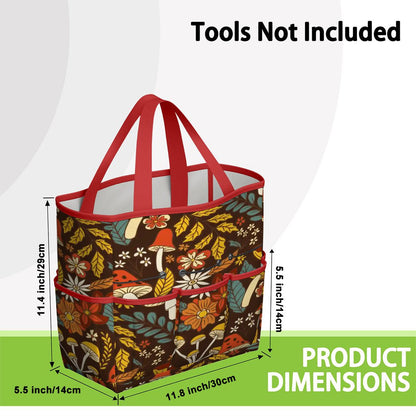 Kate McEnroe New York Retro Woodland Groovy Mushrooms Garden Tool BagGarden Tool Bag4R6nkVtyu1