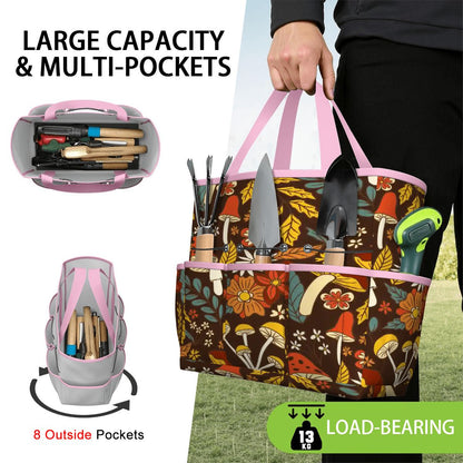 Kate McEnroe New York Retro Woodland Groovy Mushrooms Garden Tool BagGarden Tool Bag4R6nkVtyu1
