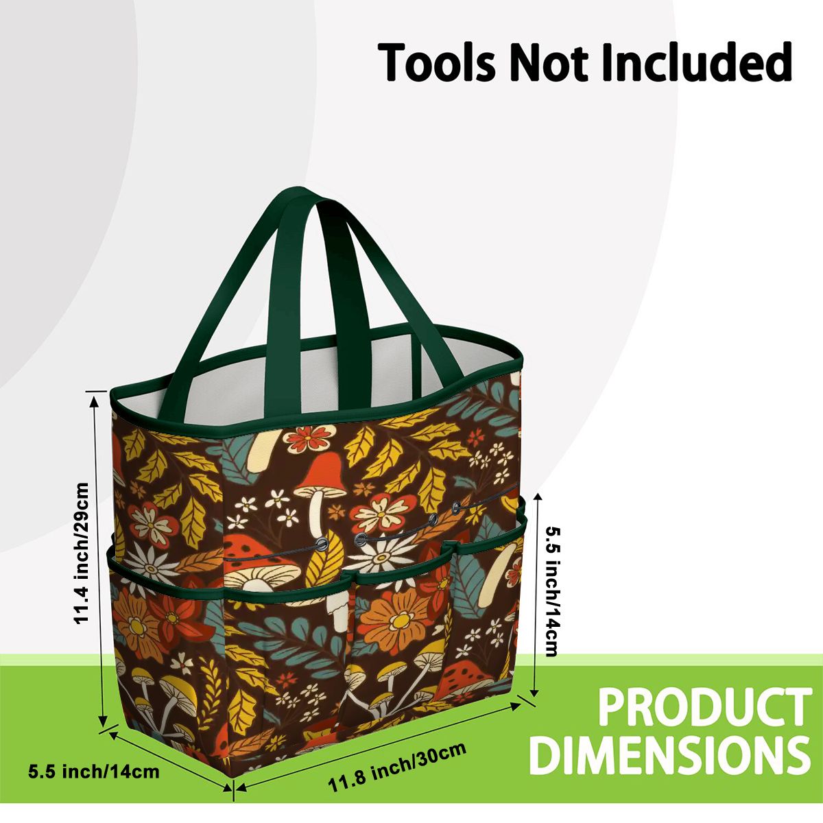 Kate McEnroe New York Retro Woodland Groovy Mushrooms Garden Tool BagGarden Tool Bag4R6nkVtyu1