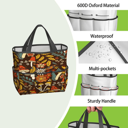 Kate McEnroe New York Retro Woodland Groovy Mushrooms Garden Tool BagGarden Tool BagGxqFfoqcdm
