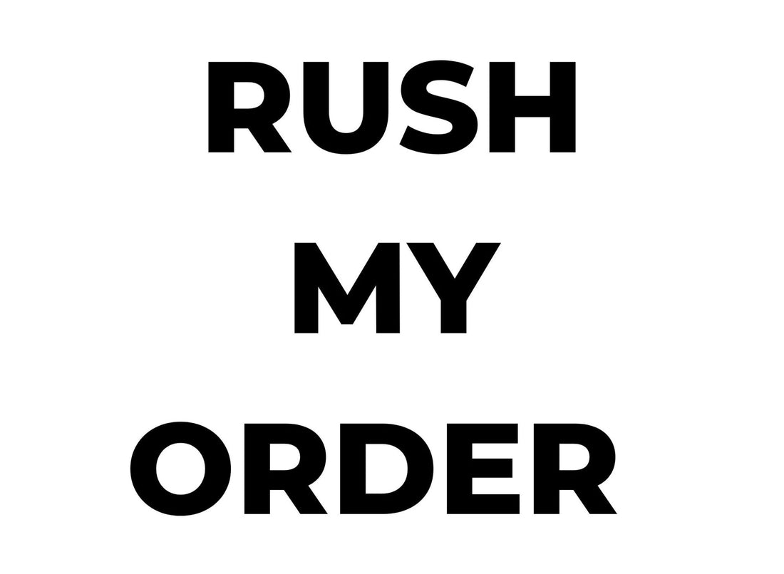 Kate McEnroe New York Rush Processing Fee for Plates and Platters, Priority Production Add - OnRush Processing Fee