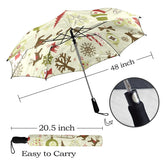 Kate McEnroe New York Santa and Friends Semi - Automatic Foldable UmbrellaUmbrellasD2842160