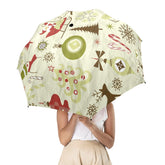 Kate McEnroe New York Santa and Friends Semi - Automatic Foldable UmbrellaUmbrellasD2842160