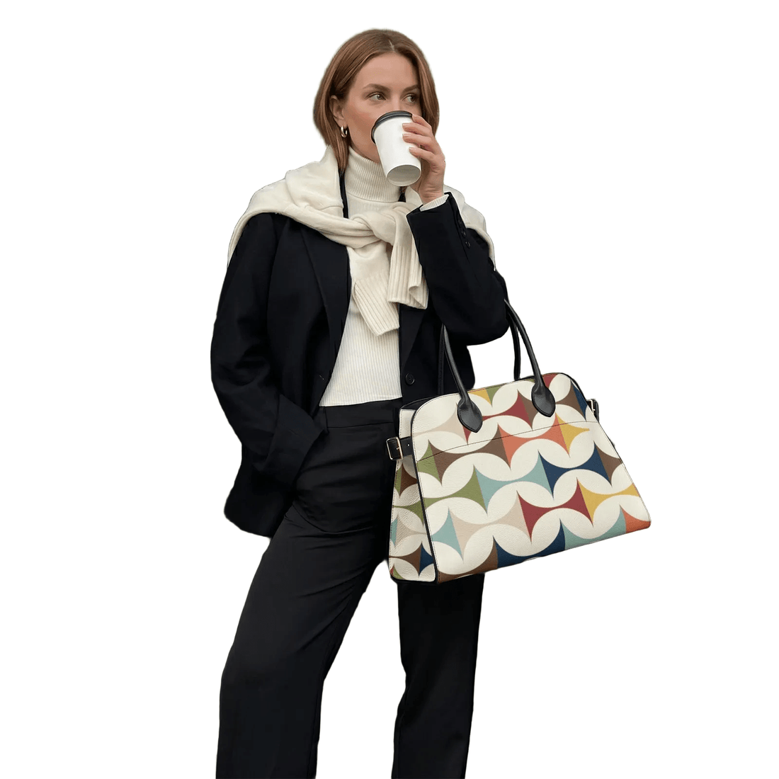 Kate McEnroe New York Scandi Danish Geometric Satchel Retro Shoulder HandbagHandbags5g5sodli_001