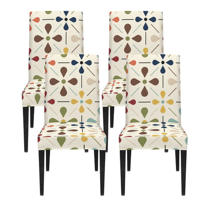 Kate McEnroe New York Scandinavian Danish Floral Mid Century Modern Chair SlipcoverChair SlipcoversD3467440