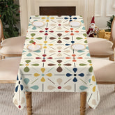 Kate McEnroe New York Scandinavian Danish Floral Mid Century Retro Rectangle TableclothTableclothsD3421891