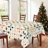 Kate McEnroe New York Scandinavian Danish Floral Mid Century Retro Rectangle TableclothTableclothsD3421891