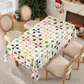 Kate McEnroe New York Scandinavian Danish Floral Mid Century Retro Rectangle TableclothTableclothsD3421891
