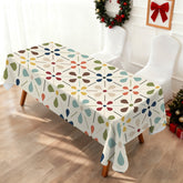 Kate McEnroe New York Scandinavian Danish Floral Mid Century Retro Rectangle TableclothTableclothsD3421891