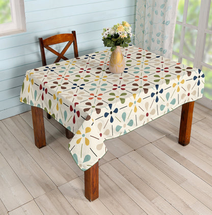 Kate McEnroe New York Scandinavian Danish Floral Tablecloth, Mid Century Modern Dining LinenTableclothsSCF - R90 - P