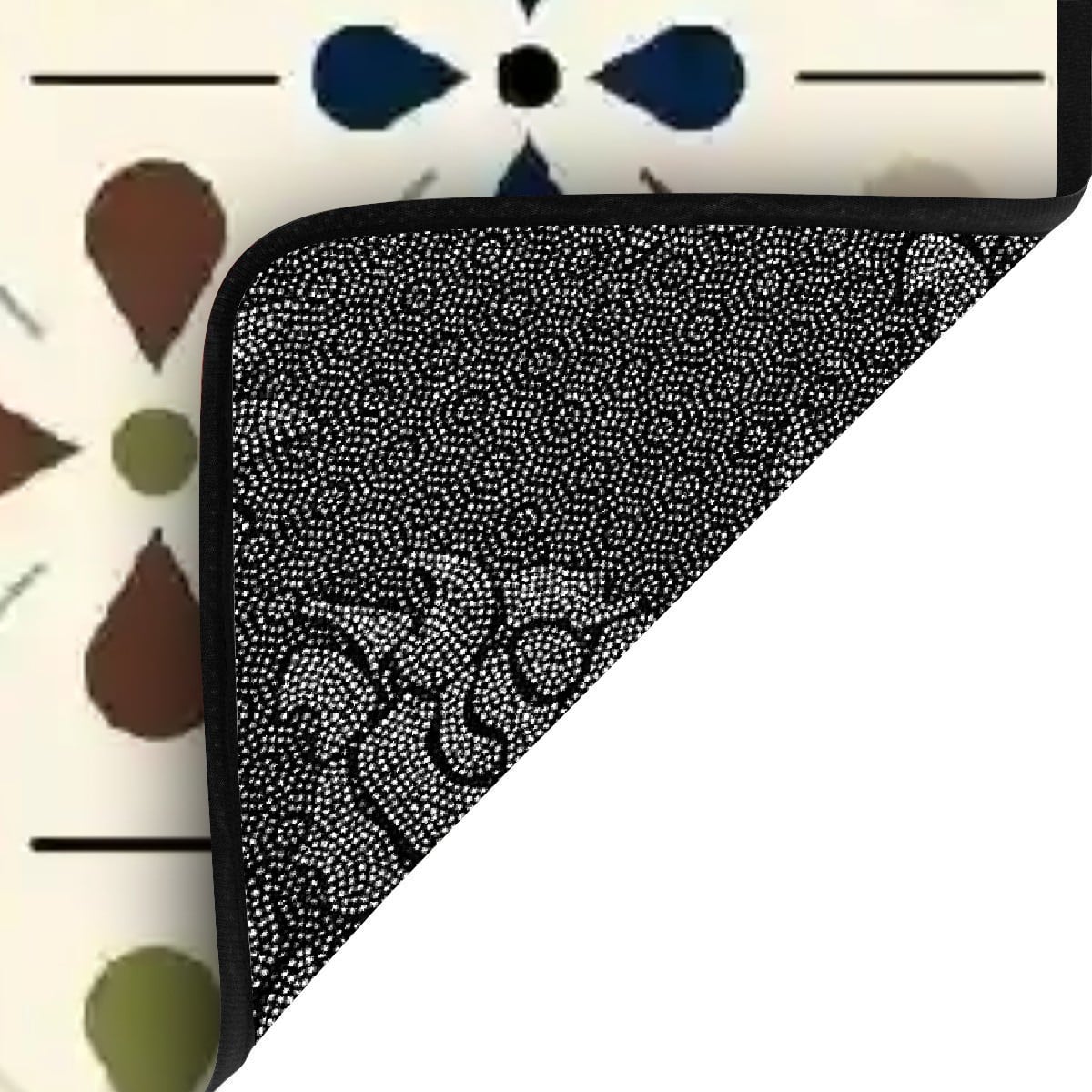 Kate McEnroe New York Scandinavian Danish Flower Stair Treads, Mid Century Modern Retro Non Slip MatStair TreadsynmuBaKjMO