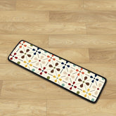 Kate McEnroe New York Scandinavian Danish Flower Stair Treads, Mid Century Modern Retro Non Slip MatStair TreadsynmuBaKjMO