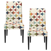 Kate McEnroe New York Scandinavian Danish Geometric Mid Century Modern Chair SlipcoverChair SlipcoversD3467435